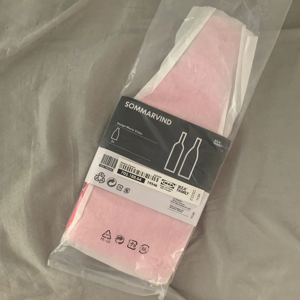 Ikea Sommarvind Wine Bottle Cover, New